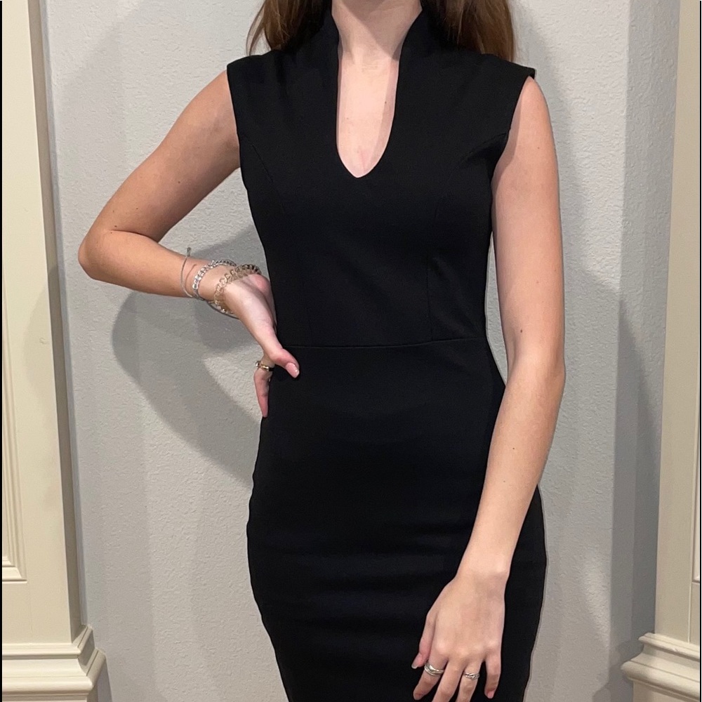 black dress